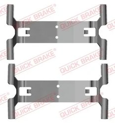 Set accesorii placute frana QUICK BRAKE 109-0204