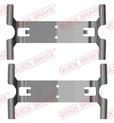 Set accesorii placute frana QUICK BRAKE 109-0204