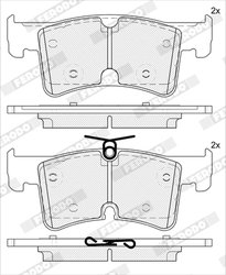 SET PLACUTE FRANA FERODO FDB5556 - Compatibil cu VW