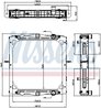 RADIATOR RACIRE MOTOR NISSENS 606776 - Compatibil cu DAF