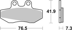 Set placute frana Brembo 07GR1406