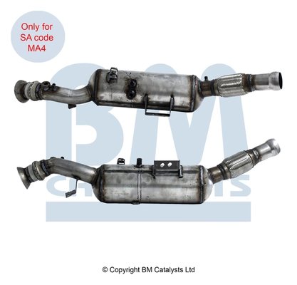 FILTRU DE PARTICULE BM CATALYSTS BM11567H - Compatibil cu MERCEDES-BENZ
