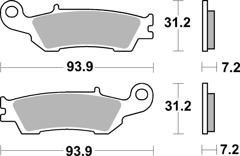 SET PLACUTE FRANA BREMBO 07YA47SD - Piesa auto compatibila cu mai multe marci