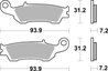 SET PLACUTE FRANA BREMBO 07YA47SD - Piesa auto compatibila cu mai multe marci