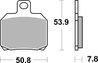 SET PLACUTE FRANA BREMBO 07BB20SP - Piesa auto compatibila cu mai multe marci