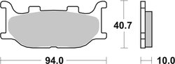 SET PLACUTE FRANA BREMBO 07YA3408 - Piesa auto compatibila cu mai multe marci