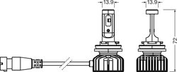 Bec, far faza lunga Osram 64212DWNBSM-2HB