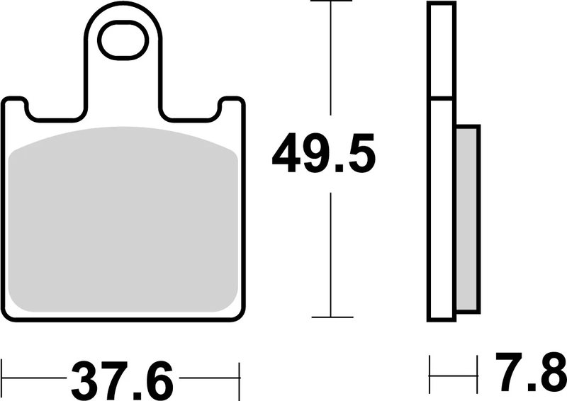 Set placute frana Brembo 07KA28SA