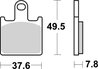 Set placute frana Brembo 07KA28SA