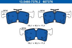 Set placute frana ATE 13.0460-7376.2