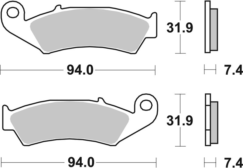 SET PLACUTE FRANA BREMBO 07HO2506 - Piesa auto compatibila cu mai multe marci