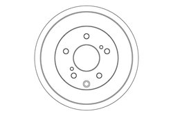 TAMBUR FRANA TRW DB5006 - Compatibil cu NISSAN