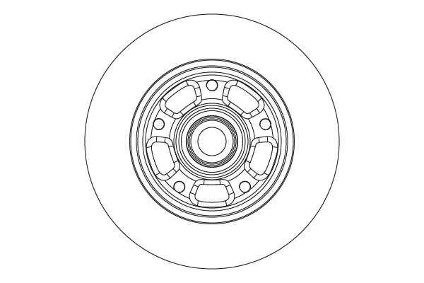 Disc frana TRW DF6549BS