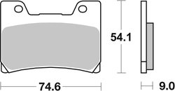 Set placute frana Brembo 07YA2409