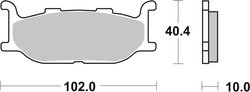 Set placute frana Brembo 07YA27SA