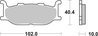 Set placute frana Brembo 07YA27SA