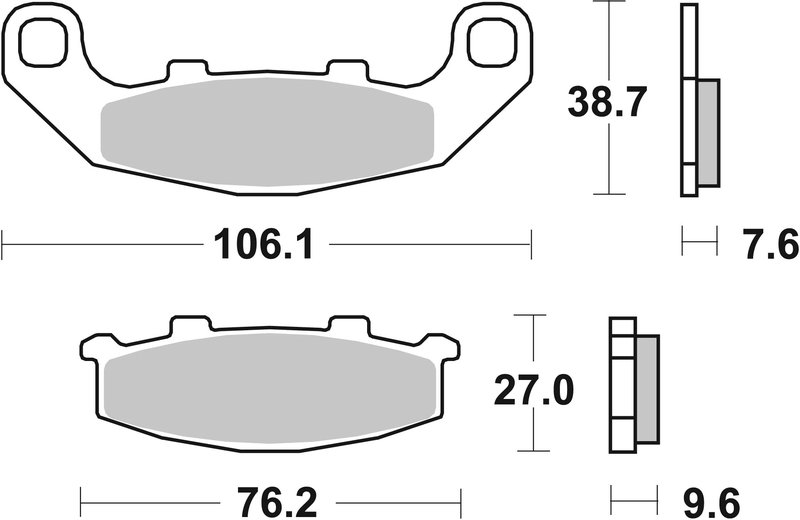 SET PLACUTE FRANA BREMBO 07KA11SA - Piesa auto compatibila cu mai multe marci