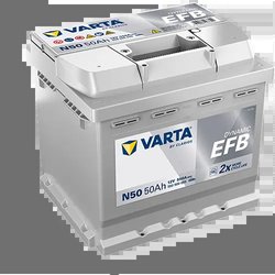 BATERIE DE PORNIRE VARTA 550500055K262 - Compatibil cu AUDI, CITROEN, CUPRA, DACIA, FIAT, FORD, HYUNDAI, KIA, LANCIA, MERCEDES-B