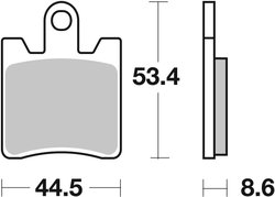 SET PLACUTE FRANA BREMBO 07037XS - Piesa auto compatibila cu mai multe marci