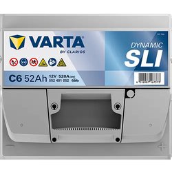 BATERIE DE PORNIRE VARTA 552401052K262 - Compatibil cu AUDI, AUSTIN, BEDFORD, BMW, CHEVROLET, CITROEN, DAF, FIAT, FORD, FORD OTO