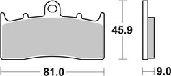Set placute frana Brembo 07GR62SA
