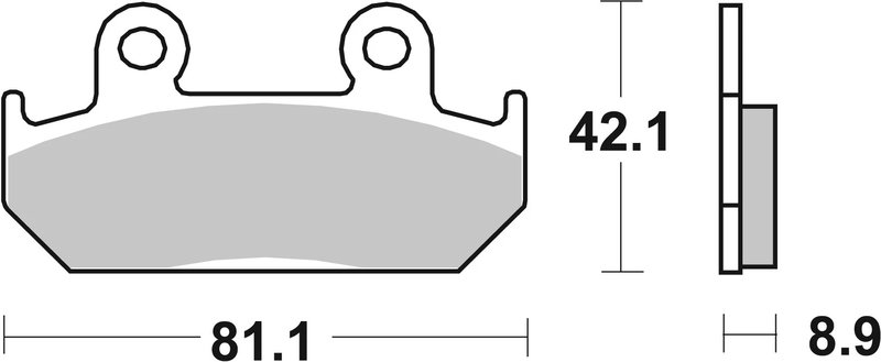 Set placute frana Brembo 07HO21SA