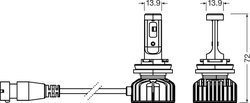BEC, PROIECTOR CEATA OSRAM 64219DWNBSM-2HB - Compatibil cu PEUGEOT, TOYOTA