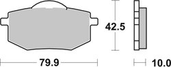 Set placute frana Brembo 07YA1909