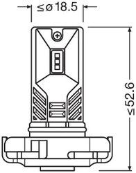 Bec, semnalizator Osram 2604DWP-1BL