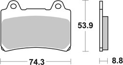 SET PLACUTE FRANA BREMBO 07YA3507 - Piesa auto compatibila cu mai multe marci