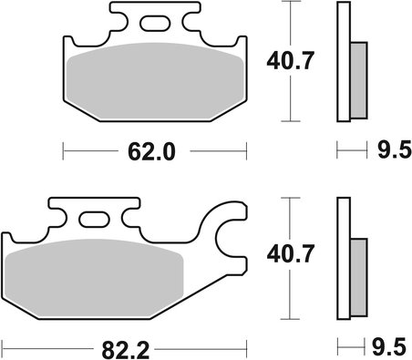 SET PLACUTE FRANA BREMBO 07GR49SD - Piesa auto compatibila cu mai multe marci