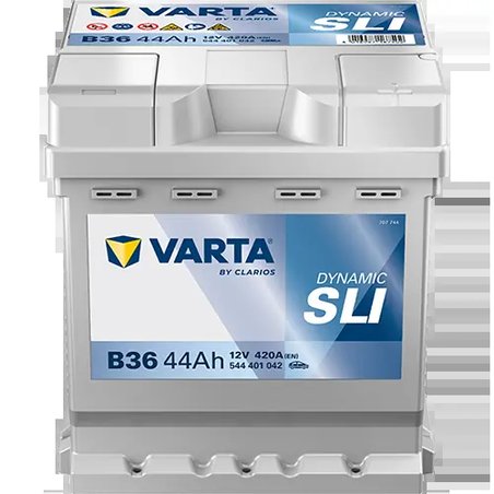 BATERIE DE PORNIRE VARTA 544401042K262 - Compatibil cu AIXAM, AUTOBIANCHI, CITROEN, FIAT, INNOCENTI, LANCIA, PEUGEOT, SEAT, ZAST