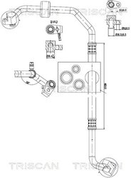 Conducta presiune variablia aer conditionat Triscan 9010 160