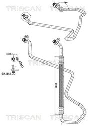 Conducta presiune variablia aer conditionat Triscan 9010 280