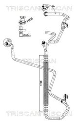 CONDUCTA PRESIUNE VARIABLIA AER CONDITIONAT TRISCAN 9010 28097 - Compatibil cu CITROEN, PEUGEOT