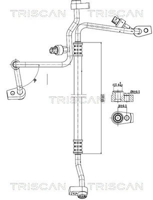 Conducta presiune variablia aer conditionat Triscan 9010 160