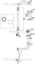 CONDUCTA PRESIUNE VARIABLIA AER CONDITIONAT TRISCAN 9010 16003 - Compatibil cu FORD
