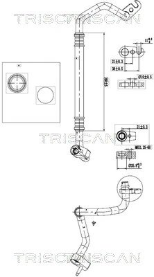 Conducta presiune variablia aer conditionat Triscan 9010 160