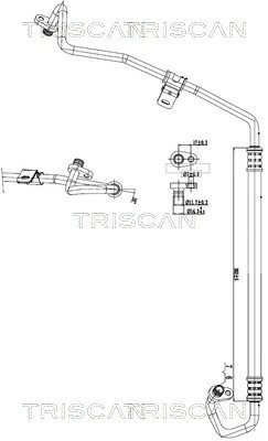 Conducta presiune variablia aer conditionat Triscan 9010 280