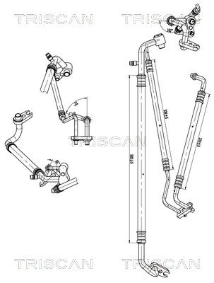 Conducta presiune variablia aer conditionat Triscan 9010 240