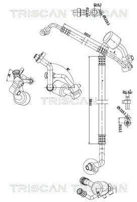 Conducta presiune variablia aer conditionat Triscan 9010 240