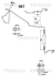 CONDUCTA PRESIUNE VARIABLIA AER CONDITIONAT TRISCAN 9010 16065 - Compatibil cu FORD
