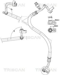 CONDUCTA PRESIUNE VARIABLIA AER CONDITIONAT TRISCAN 9010 16034 - Compatibil cu FORD