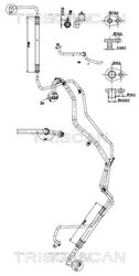 CONDUCTA PRESIUNE VARIABLIA AER CONDITIONAT TRISCAN 9010 28077 - Compatibil cu CITROEN, FIAT, OPEL, PEUGEOT, TOYOTA
