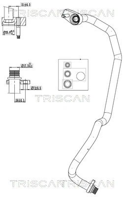 CONDUCTA PRESIUNE VARIABLIA AER CONDITIONAT TRISCAN 9010 16016 - Compatibil cu FORD