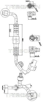Conducta presiune variablia aer conditionat Triscan 9010 160