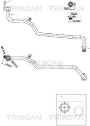 CONDUCTA PRESIUNE VARIABLIA AER CONDITIONAT TRISCAN 9010 16006 - Compatibil cu FORD