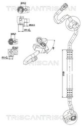 Conducta presiune variablia aer conditionat Triscan 9010 160