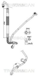 CONDUCTA PRESIUNE VARIABLIA AER CONDITIONAT TRISCAN 9010 28029 - Compatibil cu CITROEN, DS, PEUGEOT