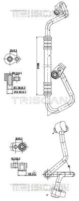 Conducta presiune variablia aer conditionat Triscan 9010 160